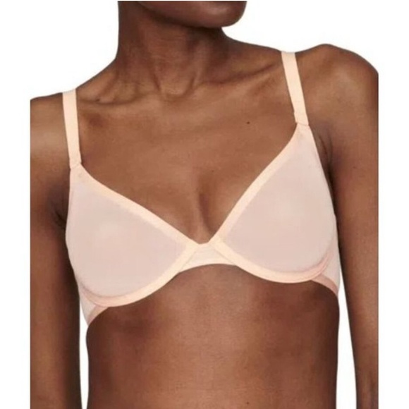 CUUP the plunge mesh bra in blush size 32G - Picture 1 of 5